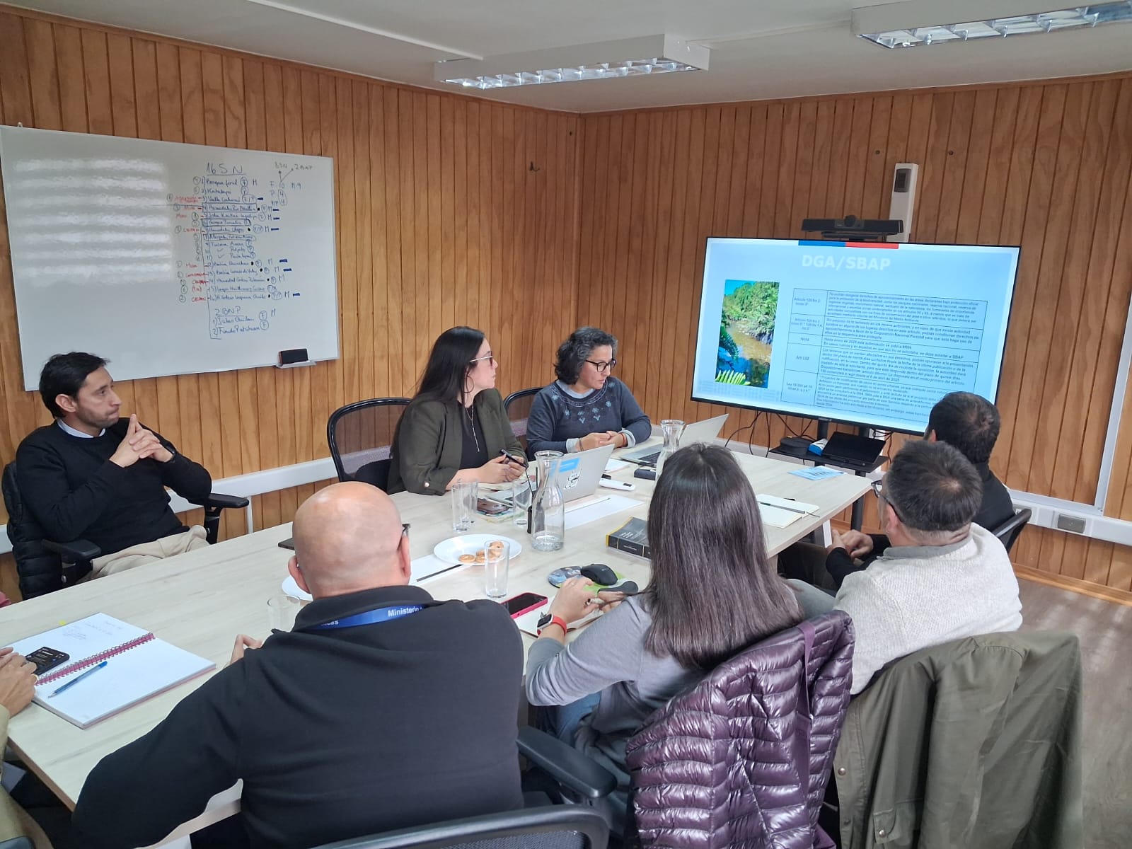 SBAP Los Lagos se reúne con la DGA para fortalecer coordinación en biodiversidad y recursos hídricos