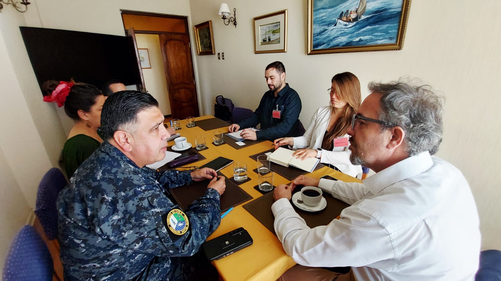 Reunión Director Valparaíso con Armada