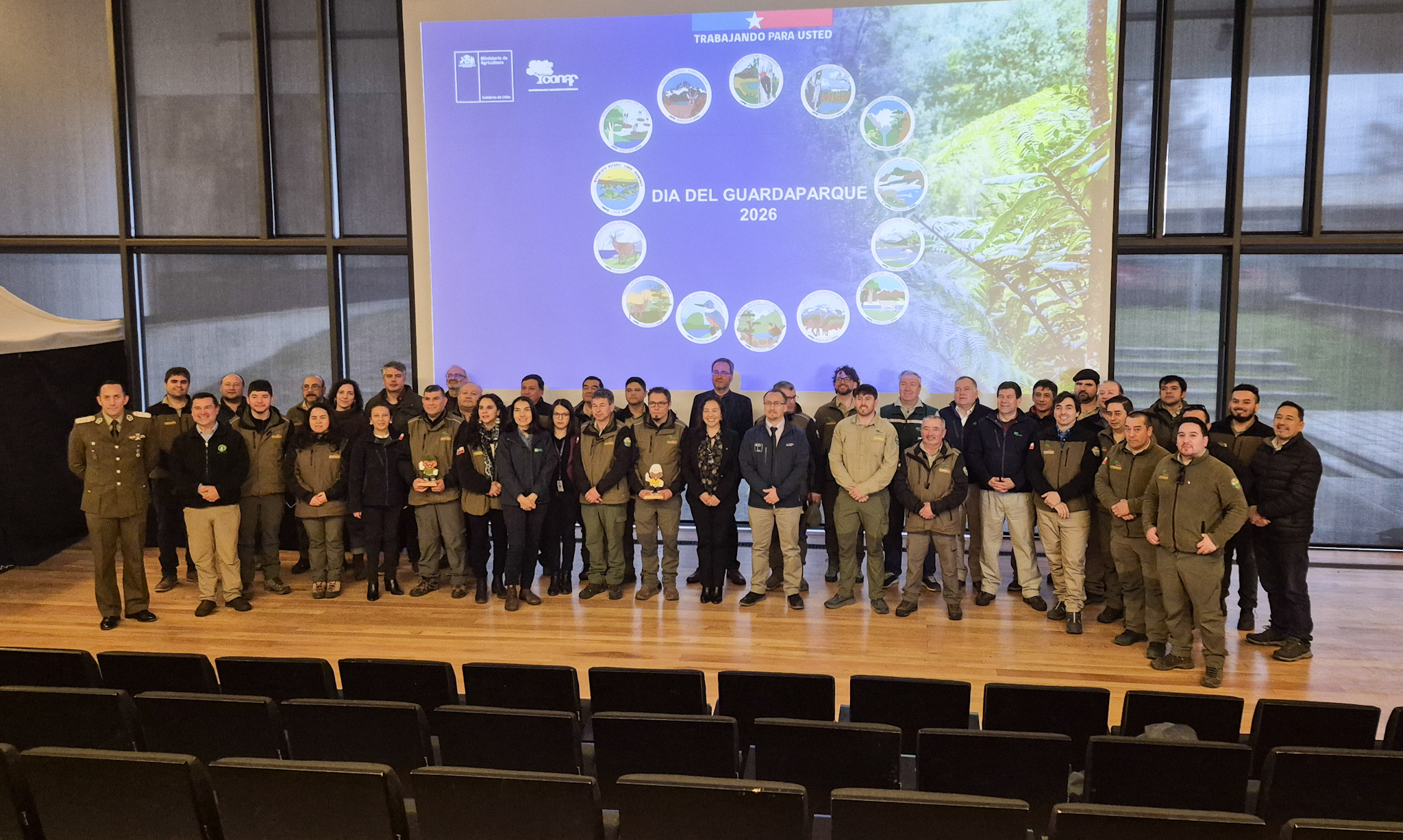 Desde la Comuna de Cisnes a Villa O’Higgins: Aysén reconoció la labor de sus guardaparques en encuentro convocado por CONAF